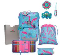 DerDieDas ErgoFlex Easy ST Schulranzen-Set 5tlg Happy Pixel