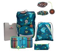 DerDieDas ErgoFlex Easy Magic Light Schulranzenset Auto/Motorrad DDD9183