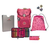 DerDieDas ErgoFlex Easy Superflash Neon Schulranzenset 5-teilig Neon Star
