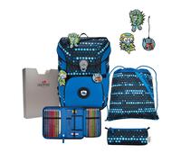 DERDIEDAS ErgoFlex Easy Superflash Schulranzen Set (5 tlg. ), Blue Robot