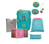 DERDIEDAS ErgoFlex Easy Superflash Schulranzen Set (5 tlg. ), Paradiese