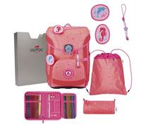 DerDieDas ErgoFlex Easy Superflash Set Schulranzenset Coral Reef