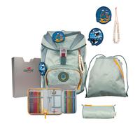 DerDieDas ErgoFlex Exklusiv Eco Schulranzenset 5-teilig Grey Planet