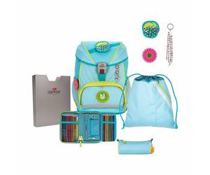 DerDieDas ErgoFlex Exklusiv "LED" Schulrucksack-Set 5-teilig mit Sportbeutel Primavera