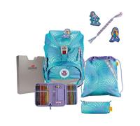 DerDieDas ErgoFlex LED Schulranzen-Set 5tlg. blau