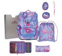 derdiedas Schulranzen Set 5-TLG. ErgoFlex Light Superflash Magic Unicorn