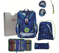 DerDieDas ErgoFlex Light LED Schulrucksack-Set Moon Mission
