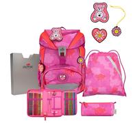 DerDieDas ErgoFlex Roses Schulrucksack Set
