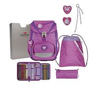 DerDieDas ErgoFlex Light Schulranzen Set Purple Unicorn 6-teilig