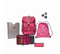 DerDieDas ErgoFlex Light Superflash Neon Star Schulranzenset 5-teilig
