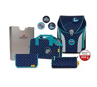 DerDieDas Schulranzen Ergoflex MAX Buttons Star Princess 5 teilig