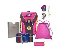DerDieDas ErgoFlex Max Superflash Schulranzen-Set pink
