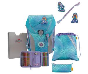 DerDieDas Ergoflex Max LED Schulranzen Set 5-tlg. Active
