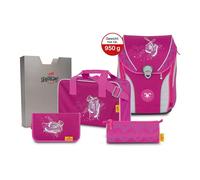 DerDieDas Ergoflex Max Schulranzenset Pink Sneaker, 5-teilig