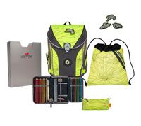DerDieDas ErgoFlex MAX Superflash Neon Schulranzenset 5-teilig Neon Fighter