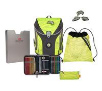 DerDieDas ErgoFlex MAX Superflash Neon Schulranzenset 5-teilig Neon Fighter