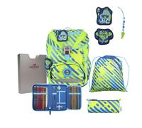 DerDieDas ErgoFlex Exklusiv Neon Schulranzenset 5-teilig Monster