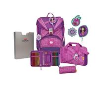 DerDieDas ErgoFlex Schulrucksack-Set Purple Dots