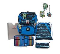 DerDieDas ErgoFlex Superflash Blue Robot Schulranzenset