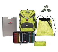 DerDieDas ErgoFlex "Superflash" Schulrucksack-Set 5-teilig mit Sportbeutel Neon Fighter
