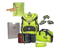 DerDieDas ErgoFlex Schulrucksack-Set 5tlg Neon Fighter