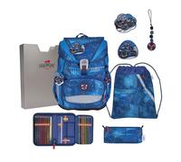 DerDieDas Ergoflex Superlight Schulranzen-Set 5tlg. blau