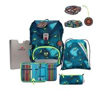 DerDieDas Schulranzen Set 5-tlg. ErgoFlex Superlight Magic Light