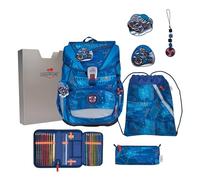 DerDieDas ErgoFlex Superlight Schulranzenset 5-teilig Turbo Speed blau