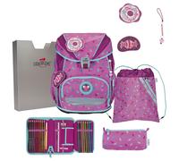 DerDieDas Ergoflex Superlight Schulranzen-Set 5tlg. rosa