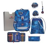 DerDieDas Ergoflex Superlight Schulranzen-Set 5tlg. blau