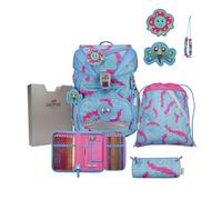 DerDieDas ErgoFlex Superlight Schulrucksack-Set 5tlg Happy Pixel
