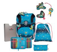 DerDieDas ErgoFlex Tiny Exklusiv LED Schulranzenset 5-teilig Rainbow Star