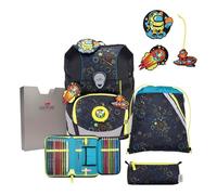 DerDieDas ErgoFlex Tiny Exklusiv LED Schulranzenset 5-teilig Crazy