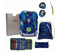 DerDieDas Schulranzen-Set ErgoFlex Tiny LED 5-teilig 900 g Moon Mission
