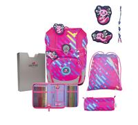 DerDieDas ErgoFlex Tiny NEON Set Punkie Schulrucksack
