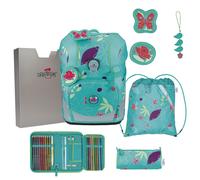 DerDieDas ErgoFlex Tiny Set Schulranzenset Butterfly Garden Schulranzen Set