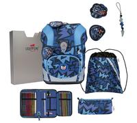 derdiedas Schulranzen Set 5-tlg. ErgoFlex Tiny Dark Dragon