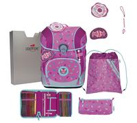 DerDieDas ErgoFlex Tiny Schulranzen-Set 6-teilig pink