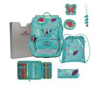 DerDieDas ErgoFlex Tiny Schulranzen-Set 5tlg. Butterfly Garden
