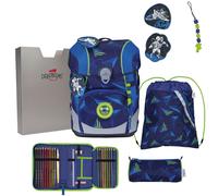 DerDieDas Schulranzen-Set ErgoFlex Tiny LED 5-teilig 900 g Moon Mission