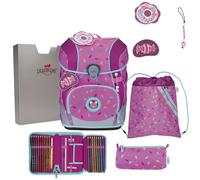 DerDieDas Schulranzen ErgoFlex Tiny Set 6-teilig Sweet Sprinkles pink
