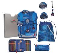 DerDieDas ErgoFlex Tiny Schulranzen-Set 6-teilig grau