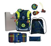 DerDieDas Schulranzen-Set ErgoFlex Tiny 5tlg. Neon Crazy