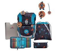 DerDieDas ErgoFlex Tiny Schulranzen-Set 6-teilig blau