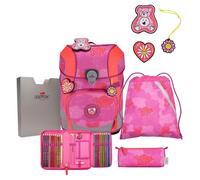 DerDieDas ErgoFlex Tiny Schulranzen-Set 6-teilig rosa