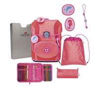 DerDieDas ErgoFlex Tiny Schulranzen-Set 8-teilig orange