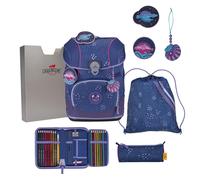 derdiedas Schulranzen Set 5-TLG. ErgoFlex Tiny Deep Ocean