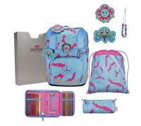 DerDieDas ErgoFlex Tiny Schulranzen-Set 6-teilig blau