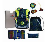 DerDieDas Schulranzen-Set ErgoFlex Tiny 5tlg. Neon Crazy