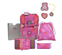 DerDieDas Schulranzenset ErgoFlex Tiny 5-teilig Roses